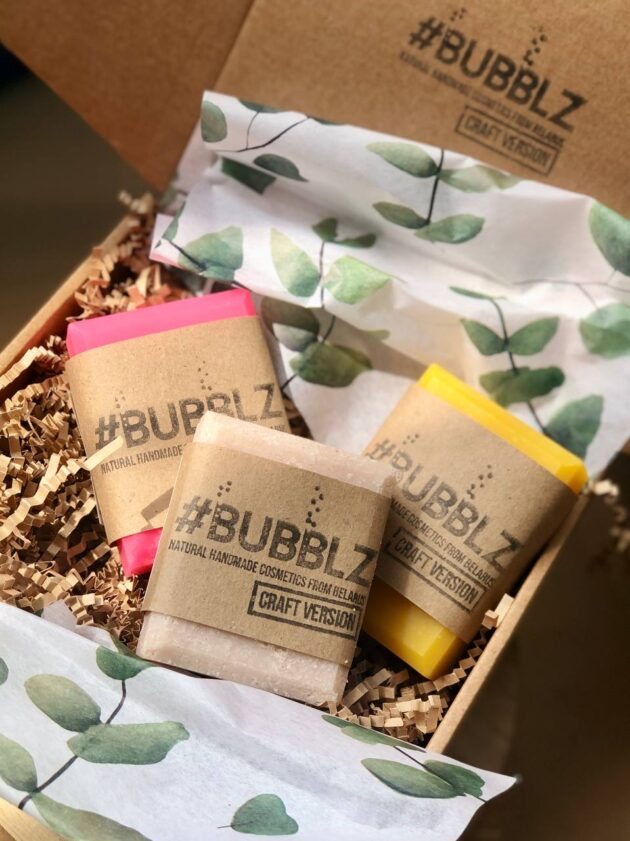 Подарочный набор мыла ручной работы от #BUBBLZ (3 шт.)